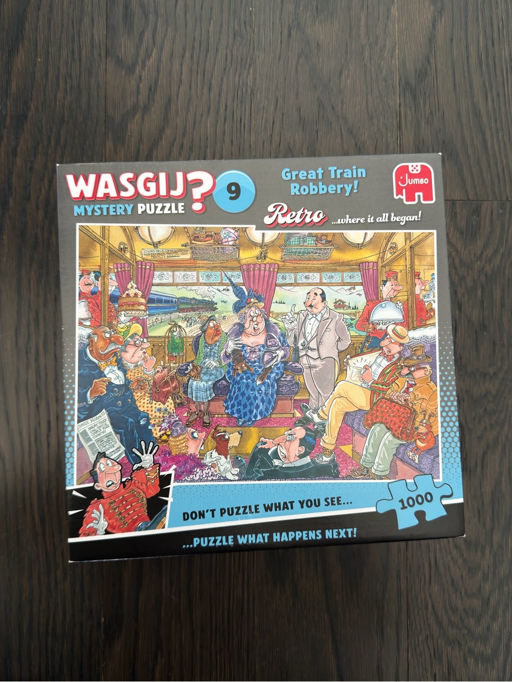 Wasgij Mystery Puzzle 9 - Great Train Robbery! (Blue)